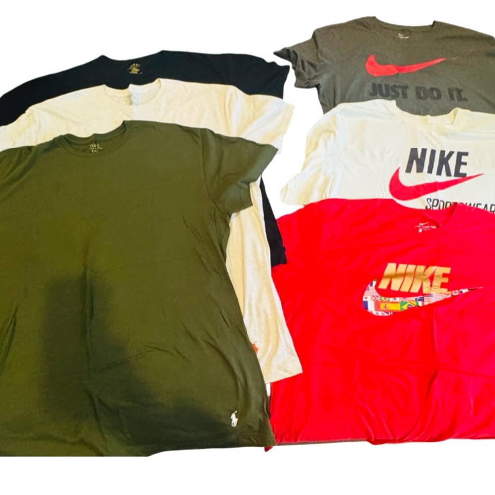 Ralph Lauren & Nike T-Shirt Collection - Olive, White, Red, Black